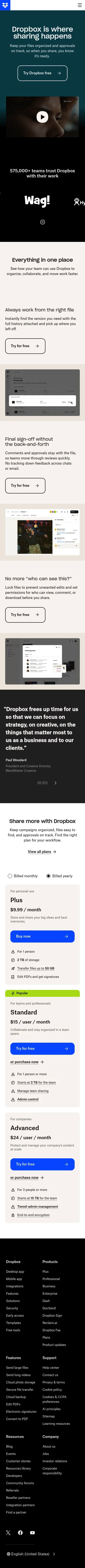 dropbox.com/campaigns/share-more/teams on mobile