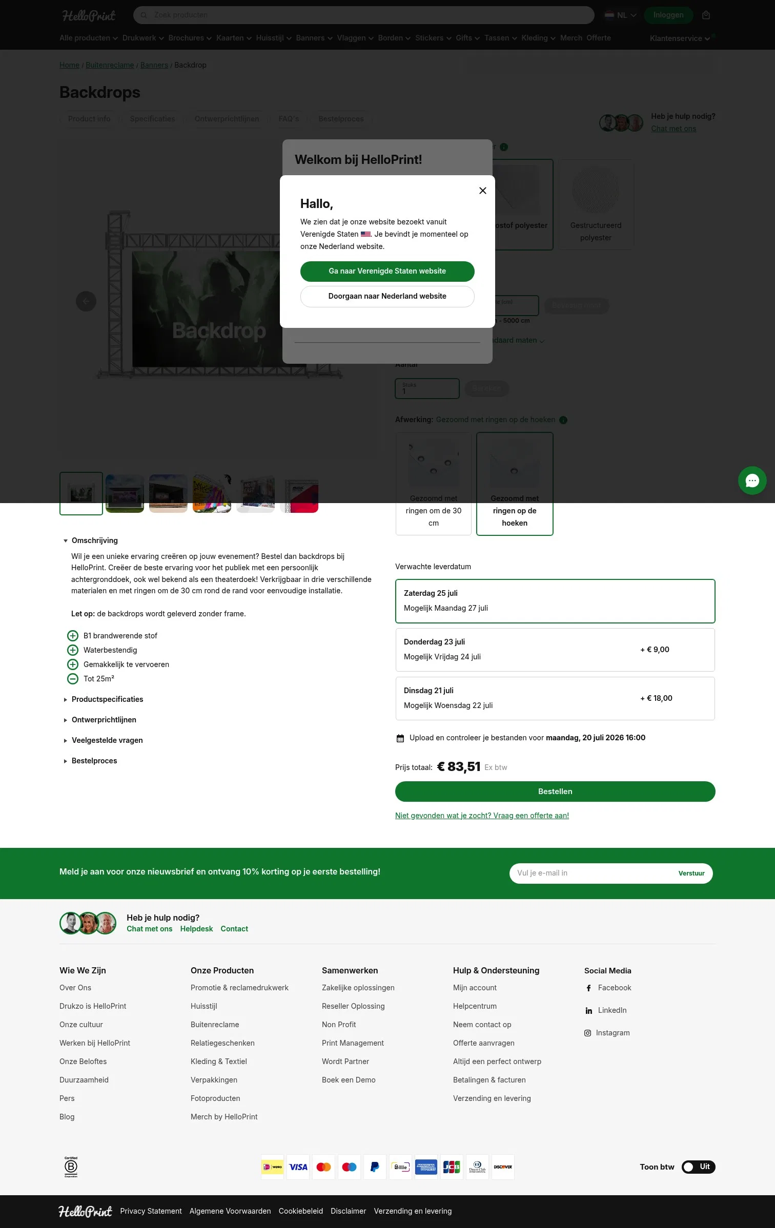 helloprint.com/nl-nl/backdrops-polyestermat-1m2%7C250%7C180-hemmedwithringsinthecorners-1-days5%7Cqty1 on desktop, full screenshot