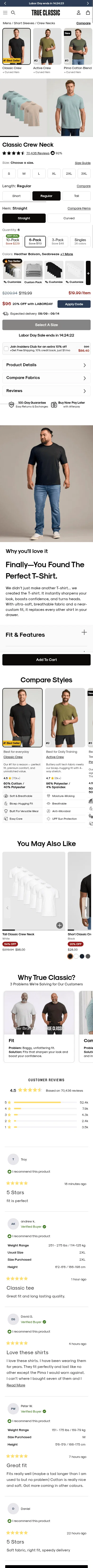 trueclassictees.com/products/short-sleeve-classic-crews-6-pack on mobile