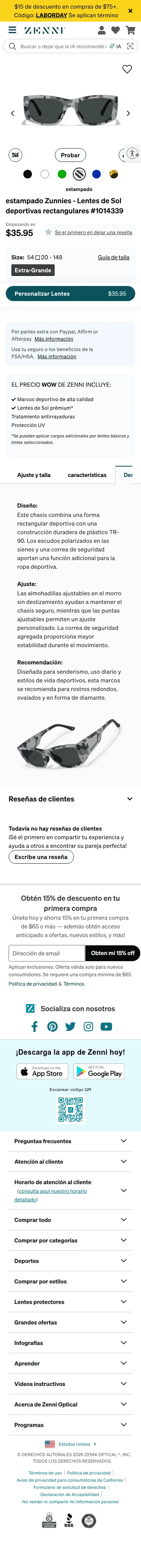 zennioptical.com/es-us/p/plastic-rectangle-sunglass-frames/10143/1014339 on mobile, full screenshot