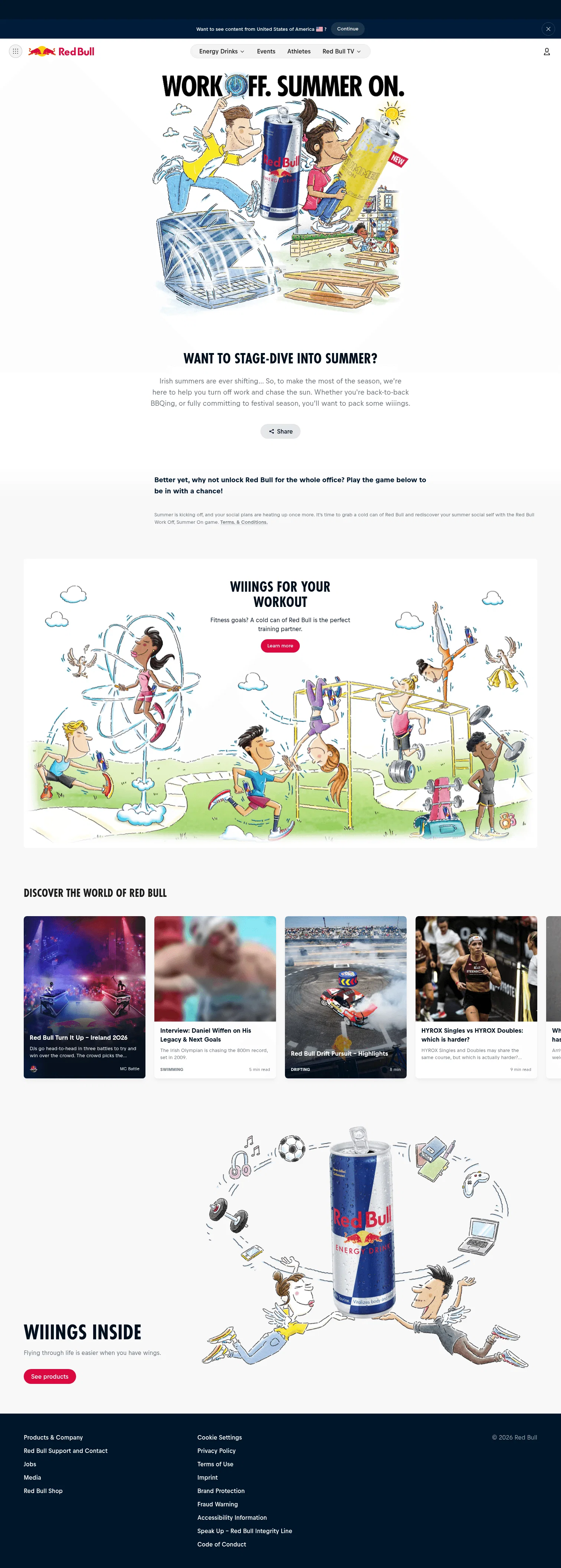 redbull.com/ie-en/cartoons/summers-on on desktop