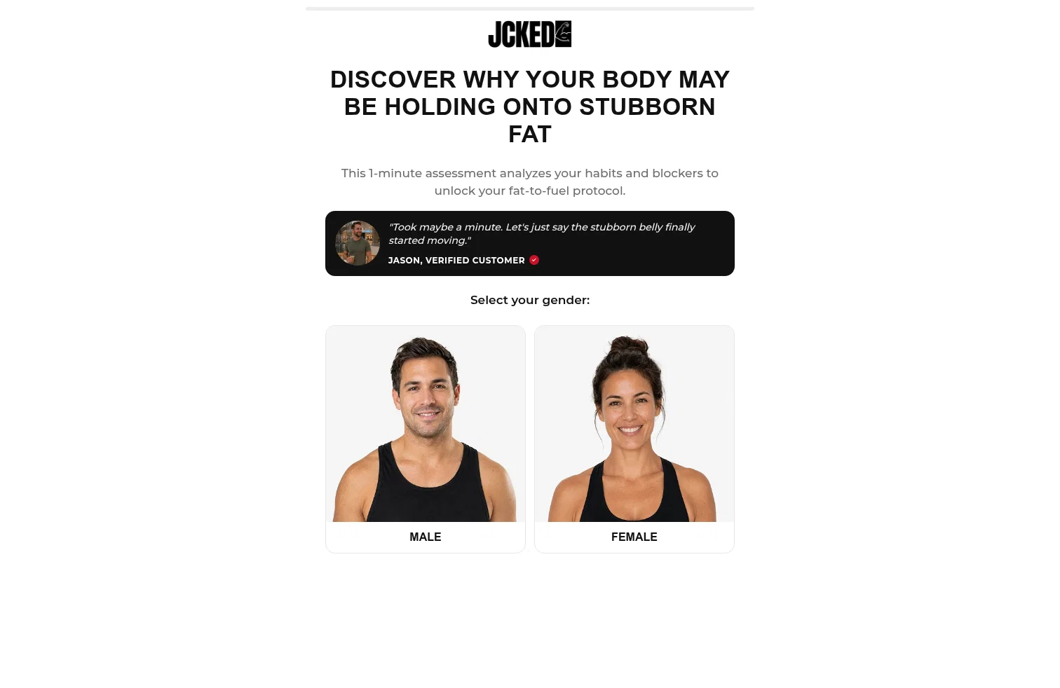 Get.jcked landing page