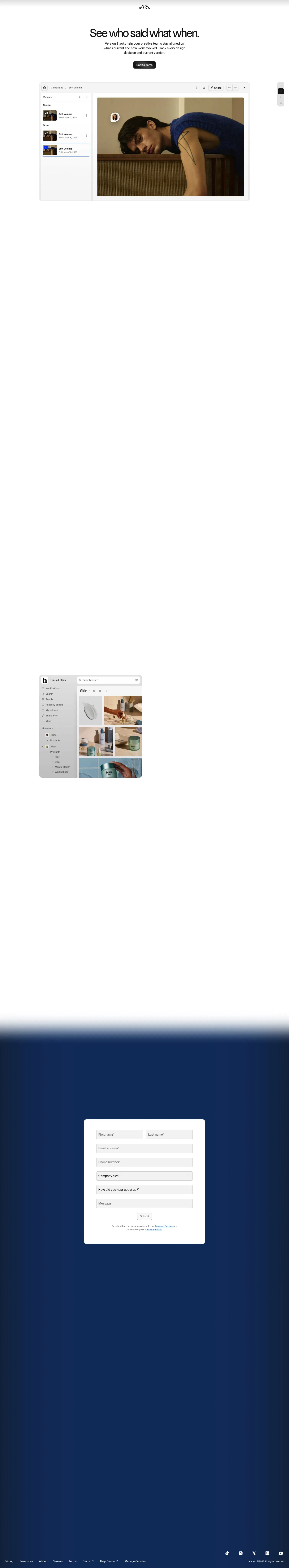 air.inc/lp/see-who-said on desktop, full screenshot