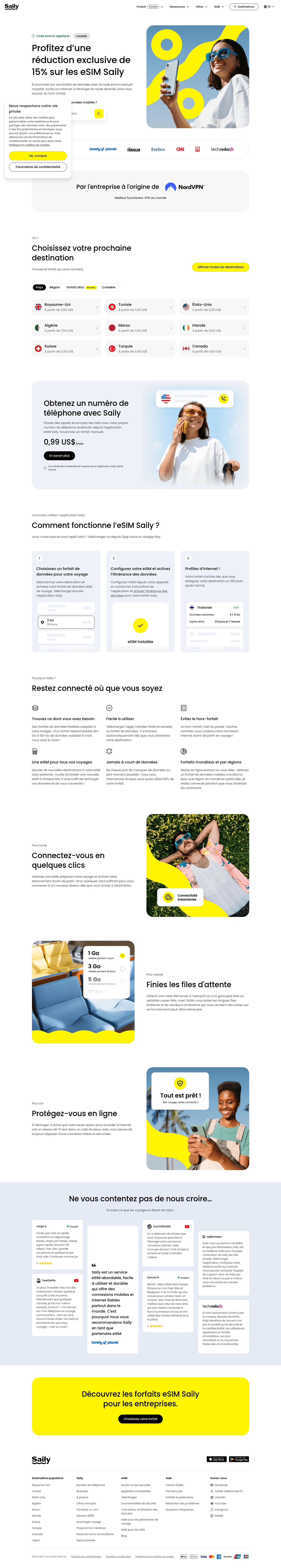 saily.com/masdak on desktop, full screenshot