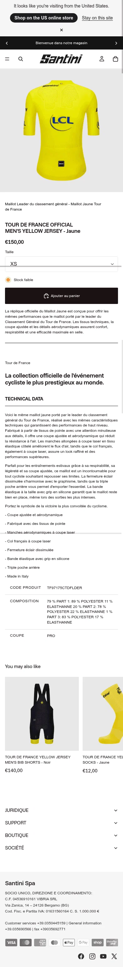 santinicycling.com/fr/tour-de-france-official/tour-de-france-maillot-jaune-officiel-6834.html on mobile
