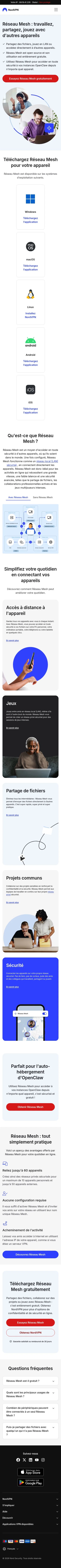 nordvpn.com/meshnet on mobile