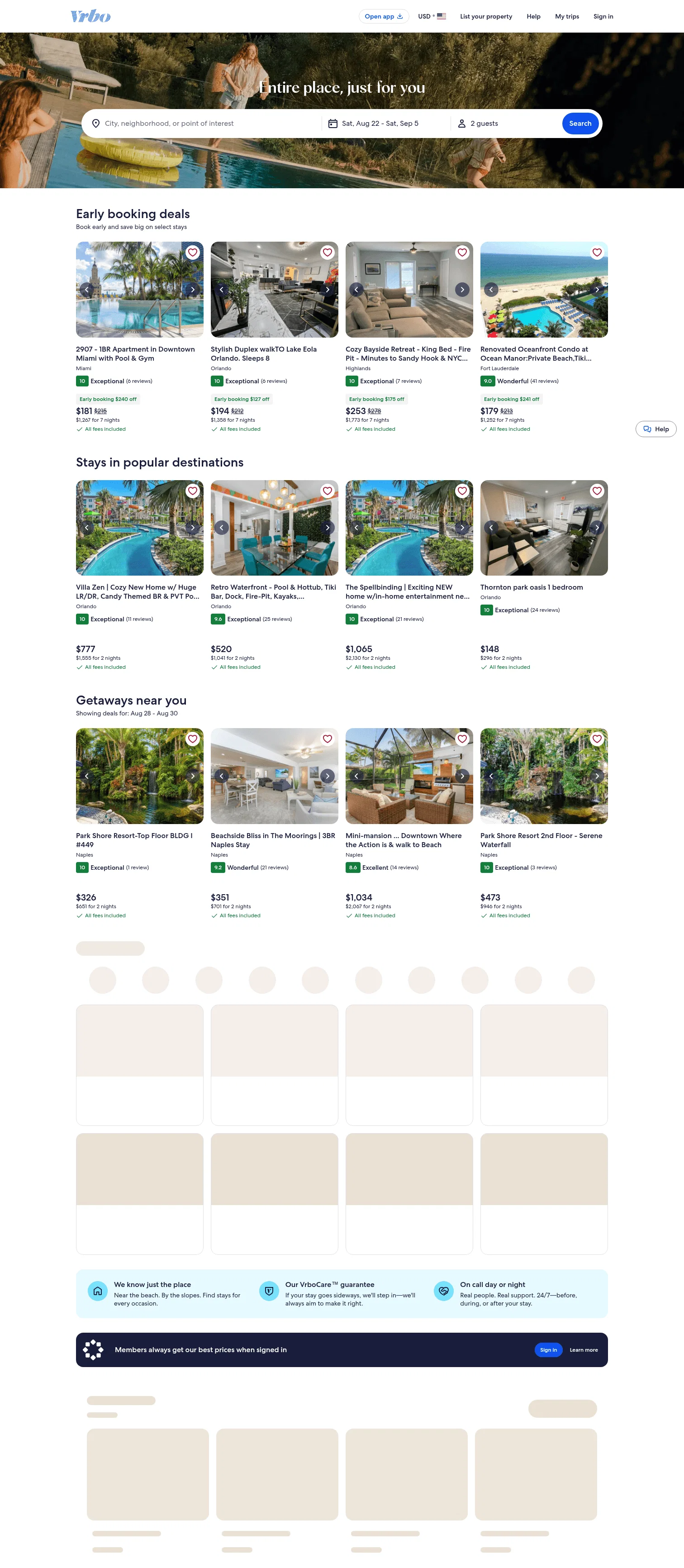 vrbo.com on desktop