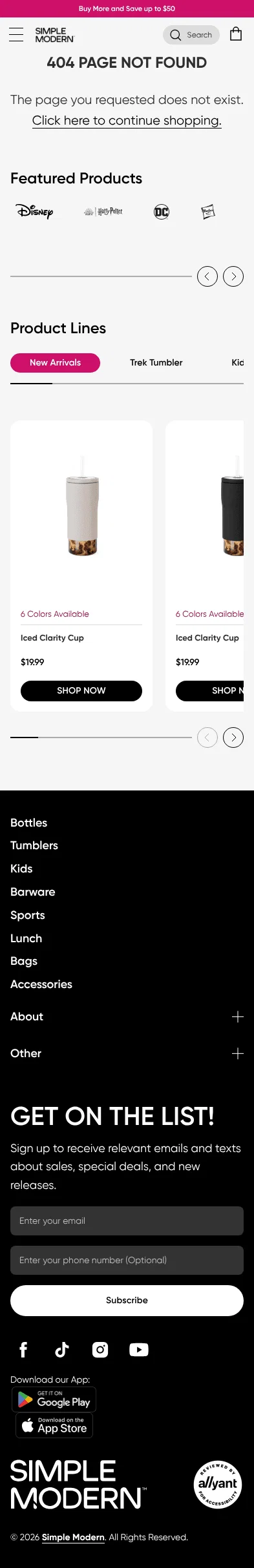 simplemodern.com/pages/stockyourschool on mobile