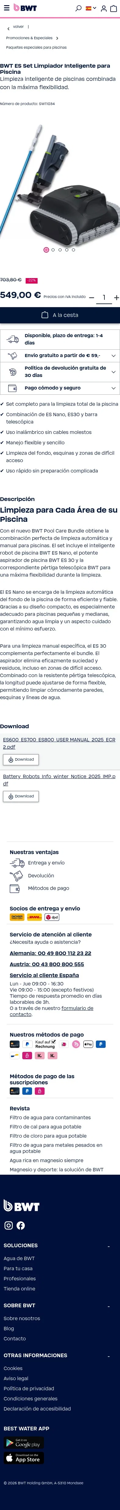 bwt.com/es-es/shop/BWT-ES-Smart-Pool-Cleaner-Set/SW11034 on mobile