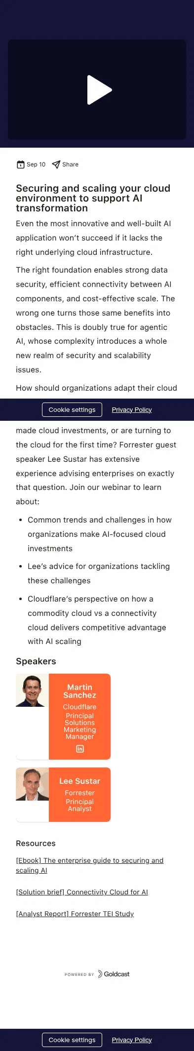 cloudflare.ondemand.goldcast.io/on-demand/707772ec-3f24-4bd6-92ea-8475f7dba37f on mobile, full screenshot
