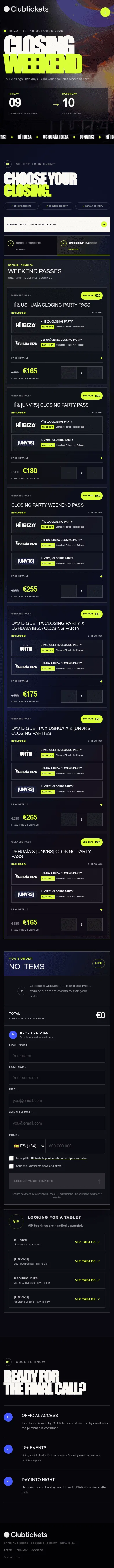 ibizaclosings.clubtickets.com on mobile