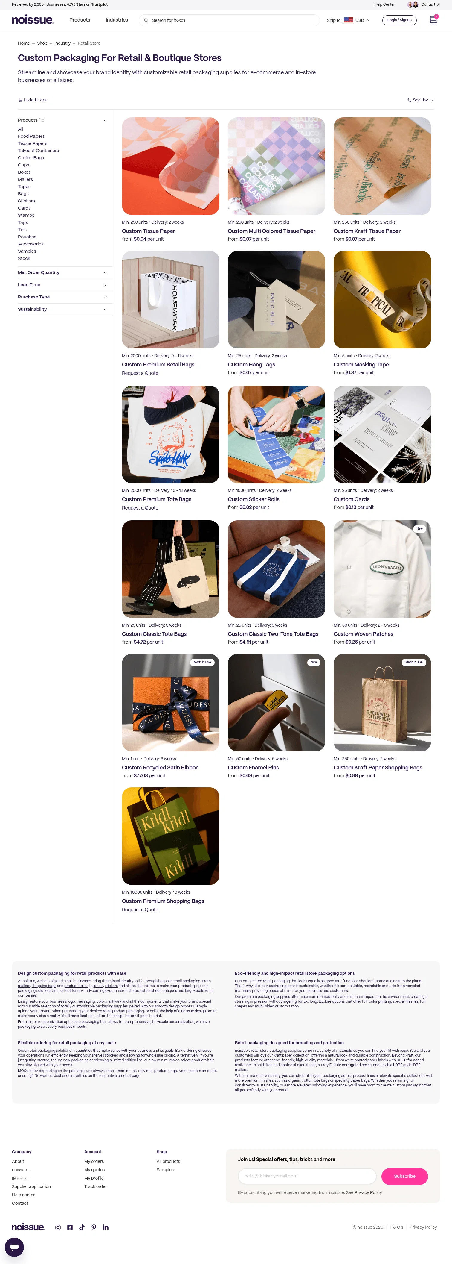 noissue.co/shop/industry/retail-store on desktop