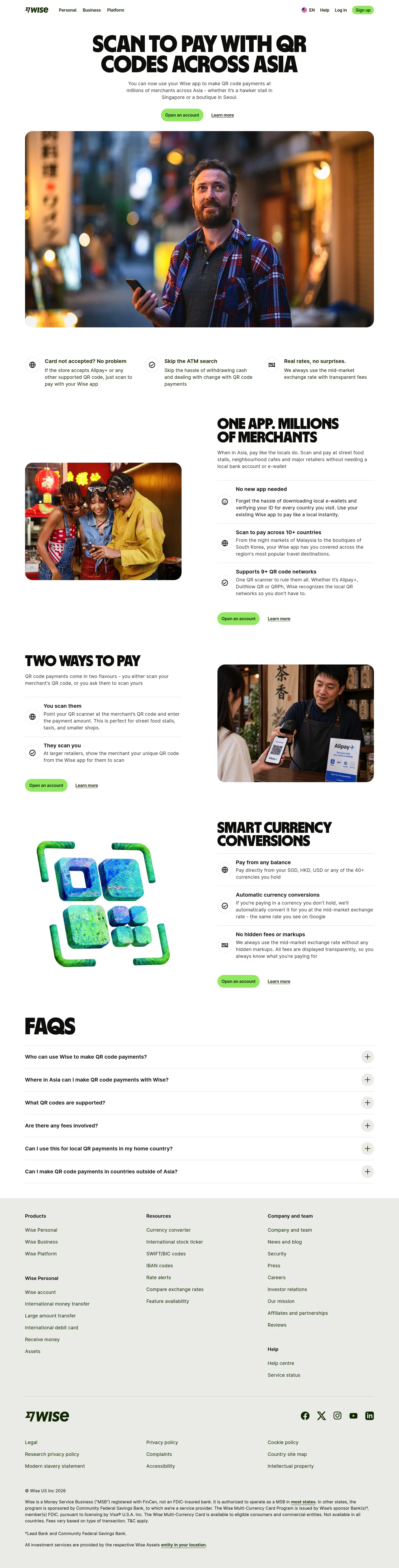 wise.com/feature/qr-payments on desktop
