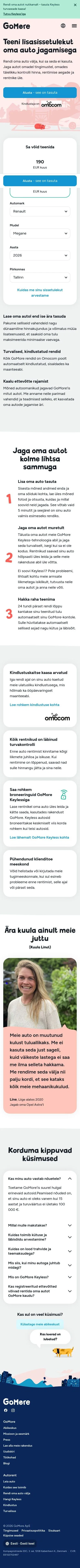 gomore.ee/rental/owner on mobile