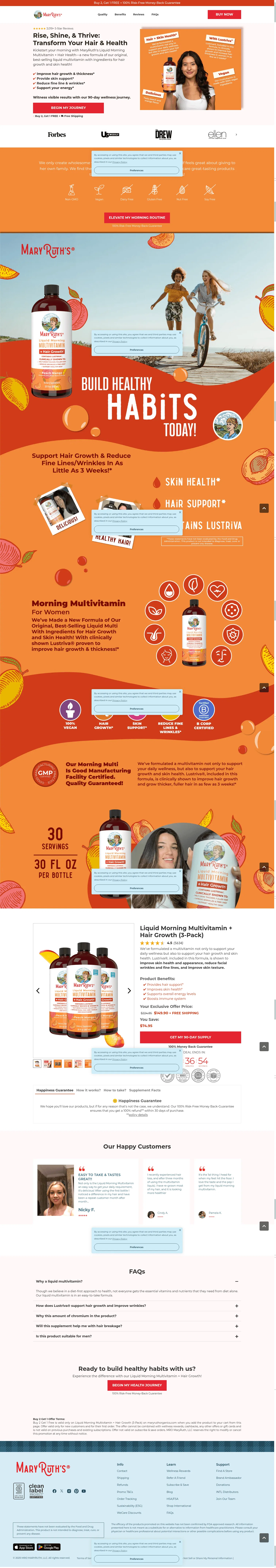 maryruthorganics.com/pages/lp-5-lmm-hair-growth-3-pack-galyij on desktop, full screenshot