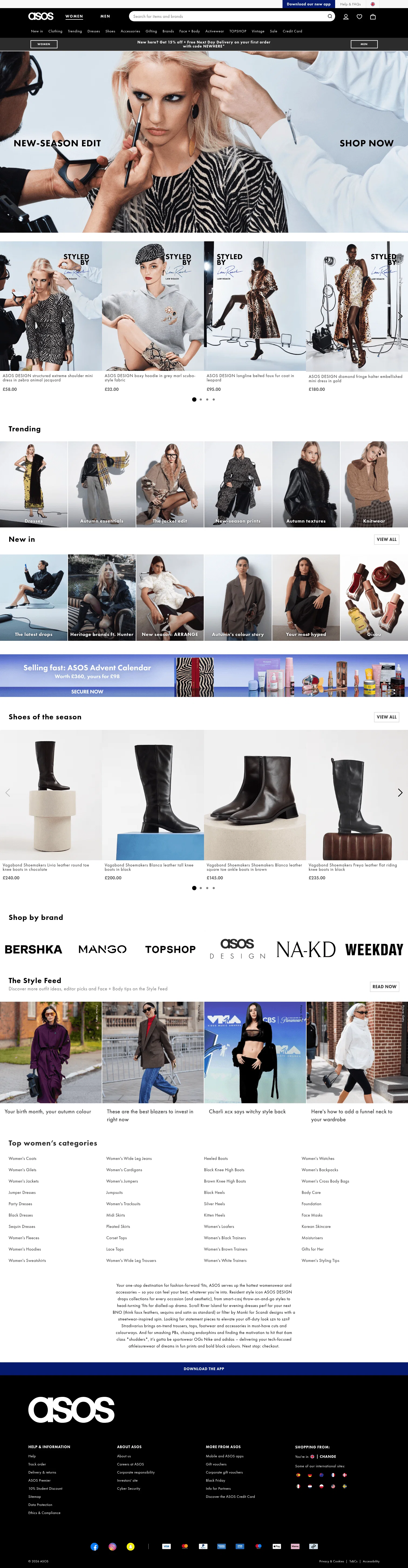 asos.com/women on desktop