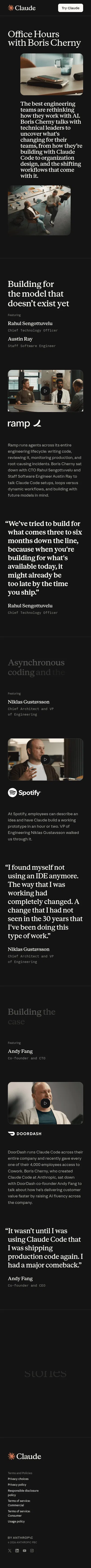 claude.com/office-hours on mobile, full screenshot