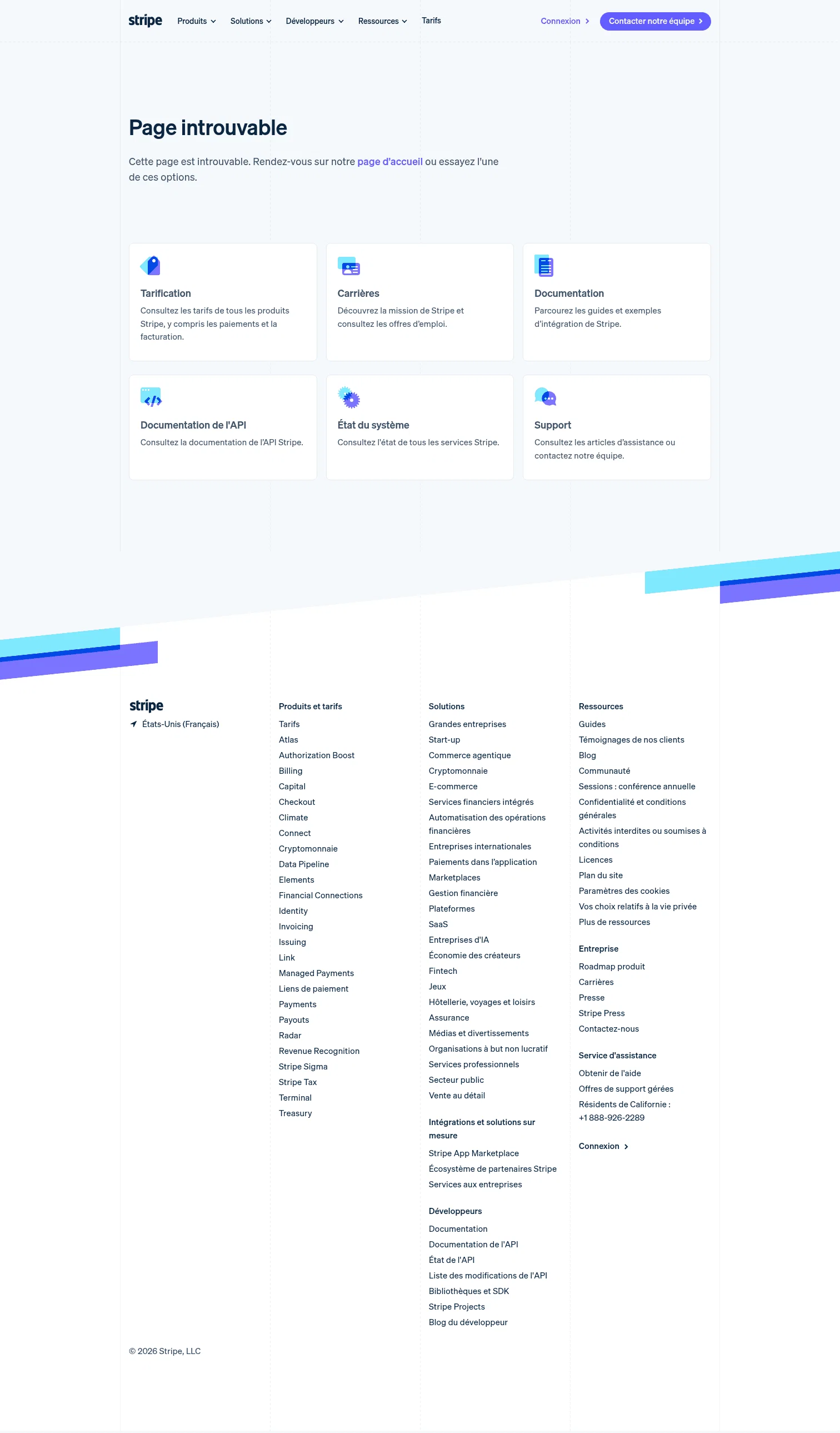 stripe.com/fr/stripe-data-pipeline on desktop