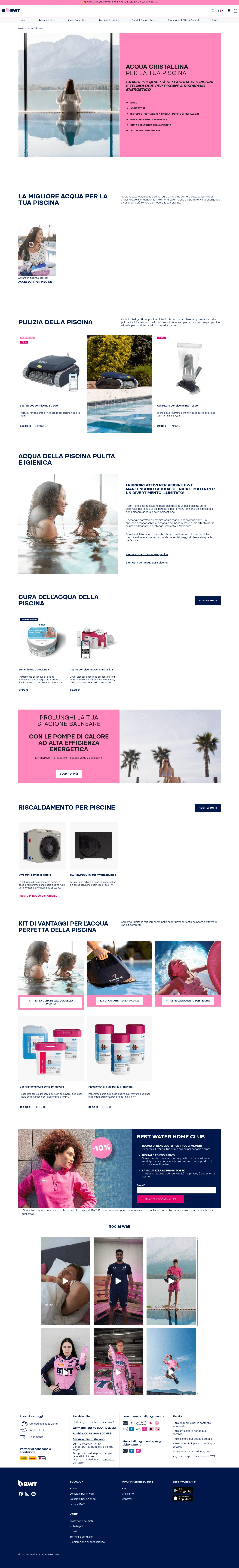 bwt.com/it-it/shop/Acqua-della-piscina on desktop