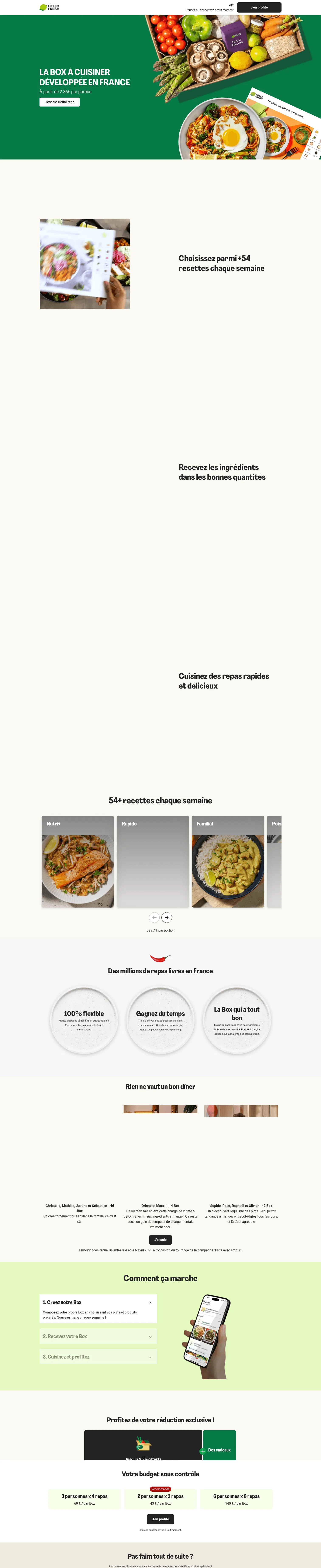 hellofresh.fr/pages/value-messaging on desktop, full screenshot
