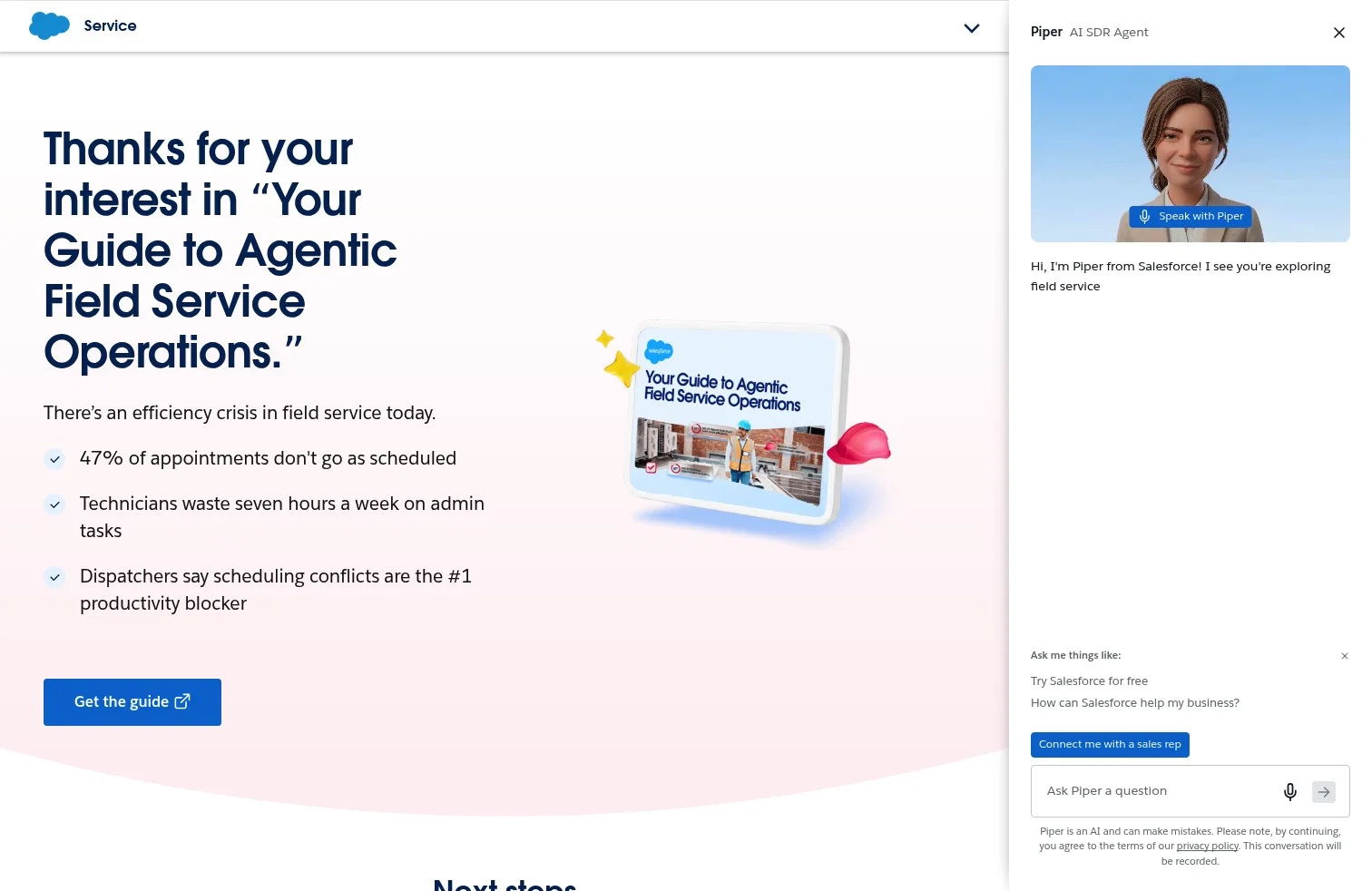 salesforce.com/service/conf/resources/field-service-guide on desktop