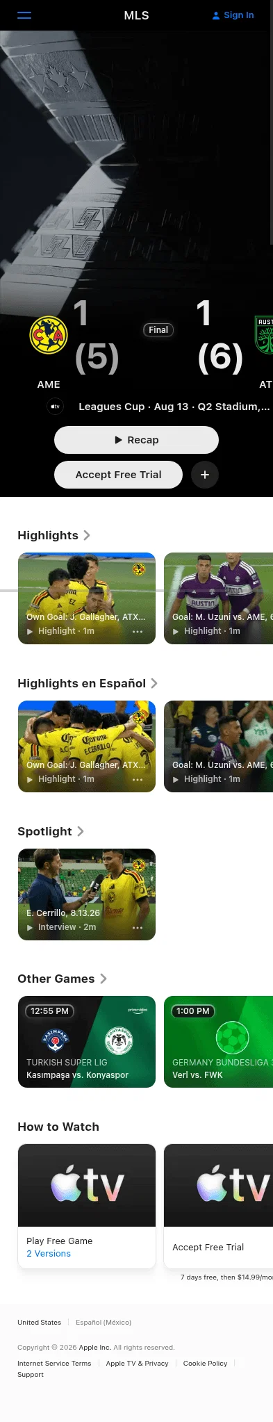 tv.apple.com/us/sporting-event/club-america-vs-austin-fc/umc.cse.5h9vwgrrxp0wfnv28pc5l7hhu on mobile
