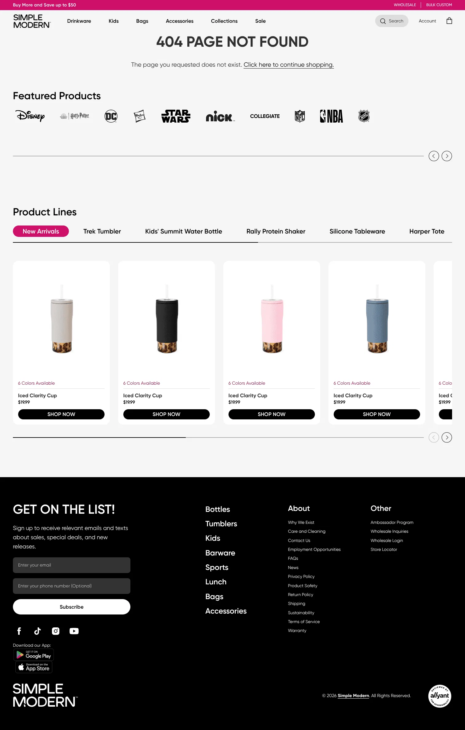 simplemodern.com/pages/stockyourschool on desktop, full screenshot