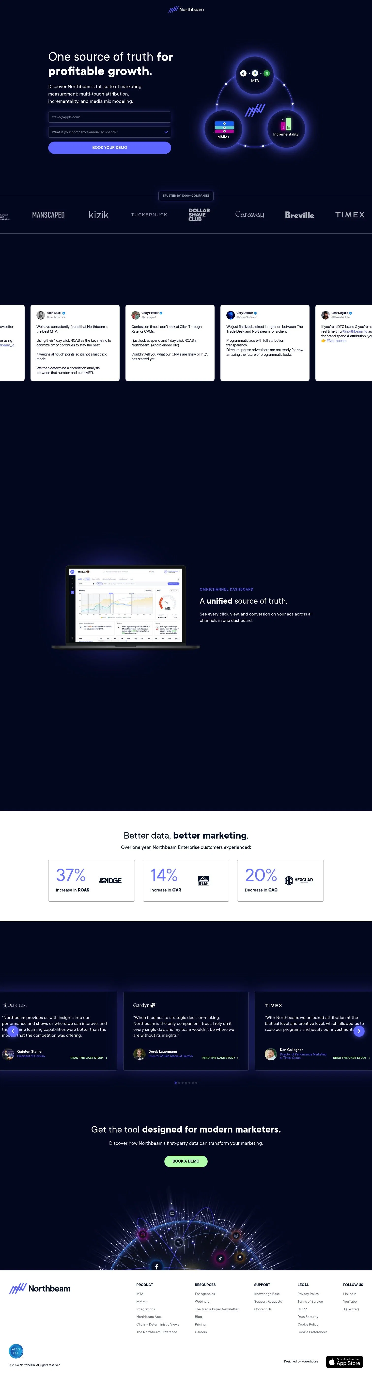northbeam.io/your-new-favorite-marketing-tool on desktop