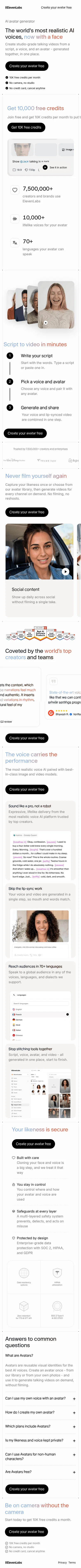 join.elevenlabs.io/avatars on mobile