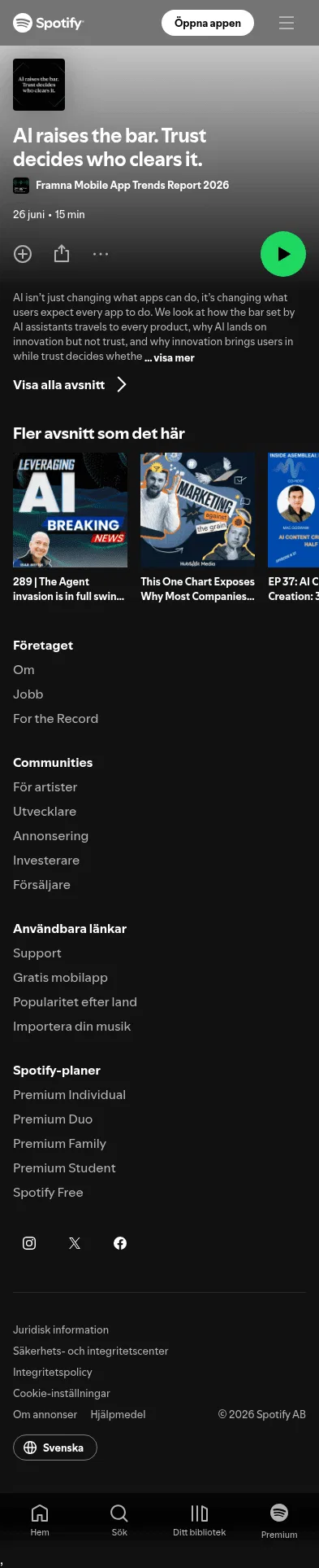 open.spotify.com/episode/6r3x68Pr5y7ImLE522H3HZ on mobile, full screenshot