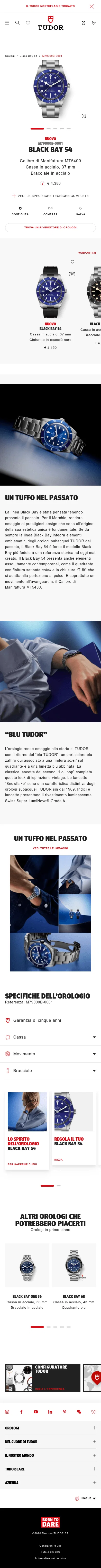 tudorwatch.com/watches/black-bay-54/m79000b-0001 on mobile