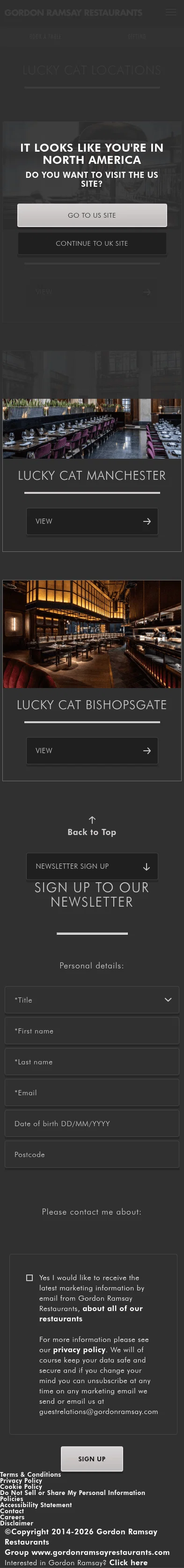 gordonramsayrestaurants.com/lucky-cat-locations on mobile