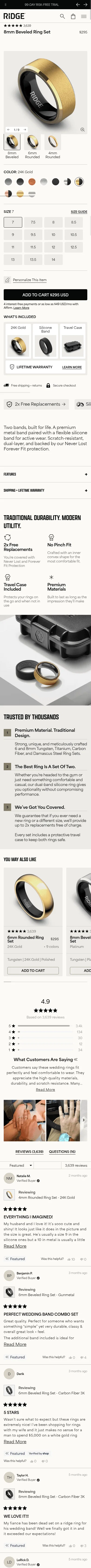 ridge.com/products/24-karat-gold-beveled-ring on mobile