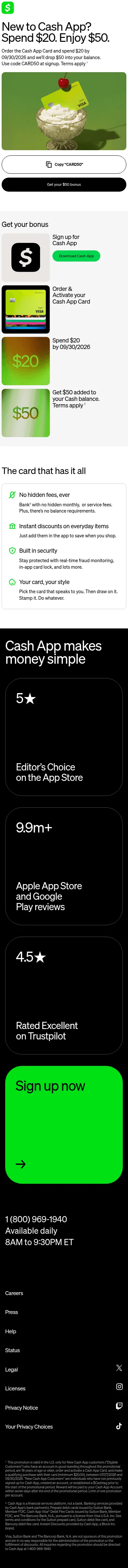 cash.app/promo/card50 on mobile