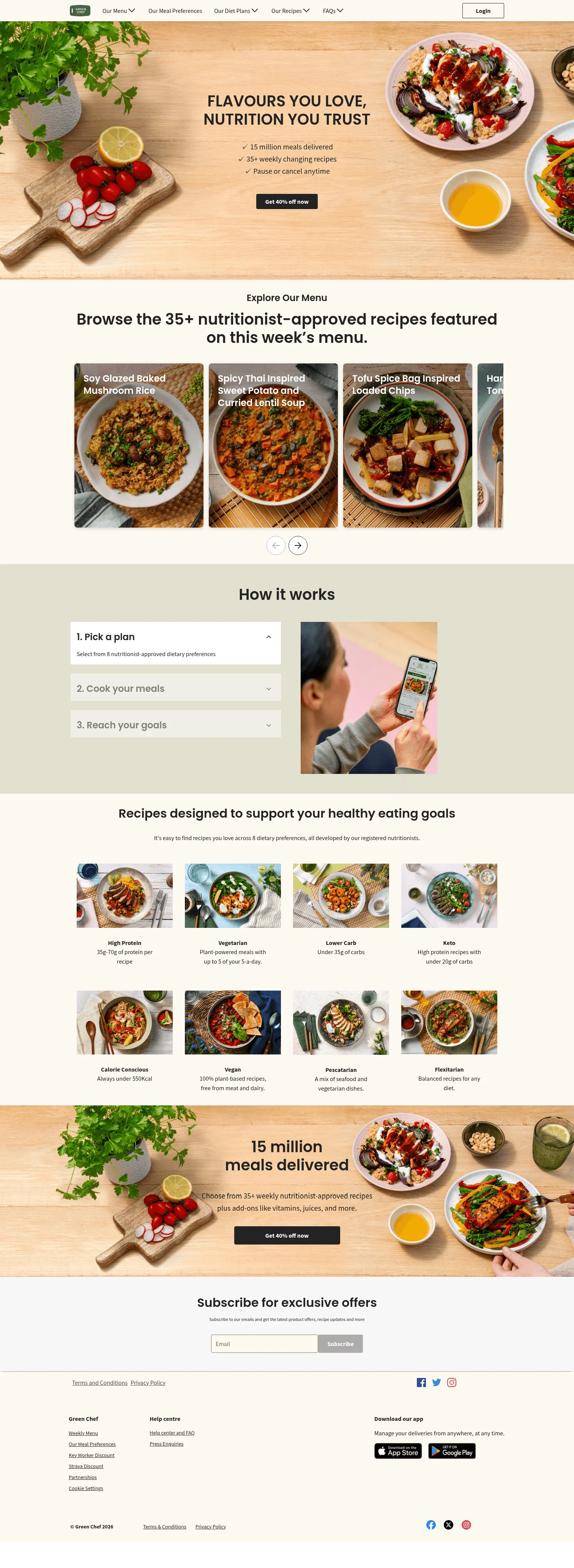 greenchef.co.uk on desktop