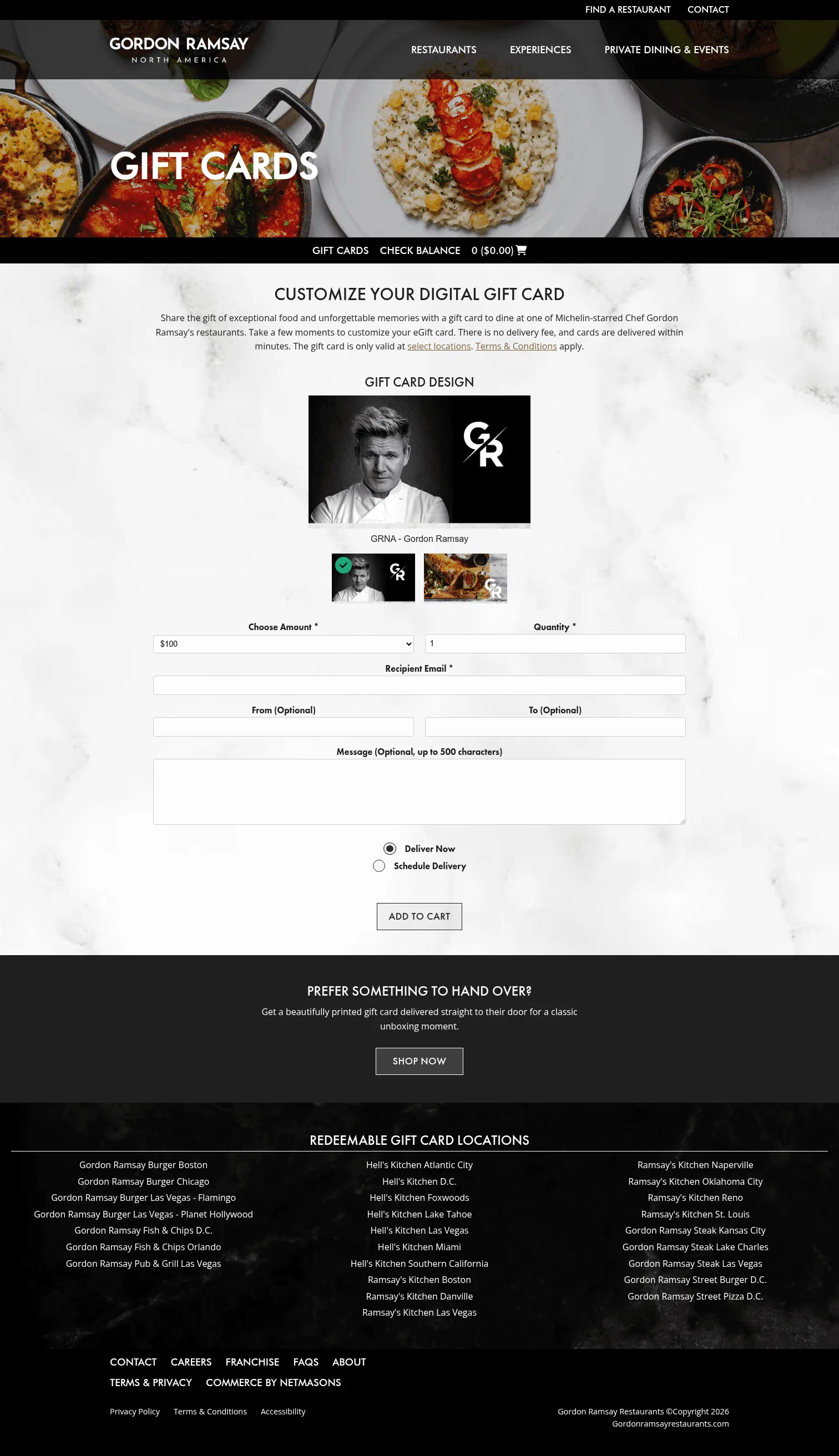 gordonramsay.securetree.com/egift-card on desktop, full screenshot
