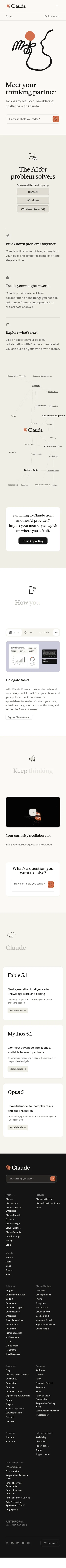 claude.com/product/overview on mobile, full screenshot
