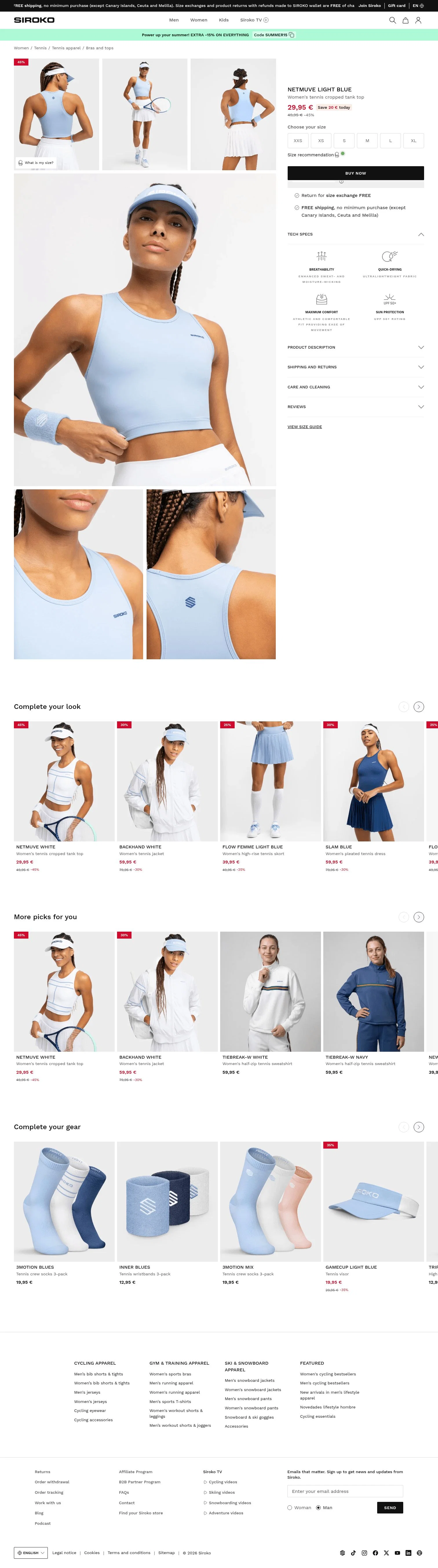 siroko.com/p/netmuve-light-blue-tennis-cropped-tank-top-women on desktop