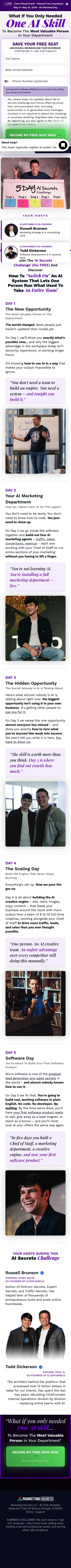 aisecretschallenge.com/register-ae on mobile, full screenshot