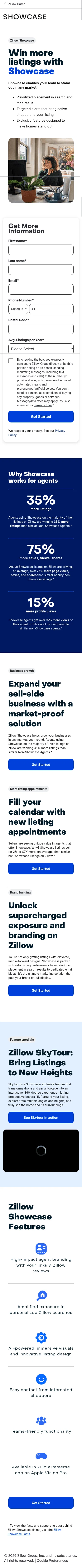 grow.zillow.com/showcase on mobile