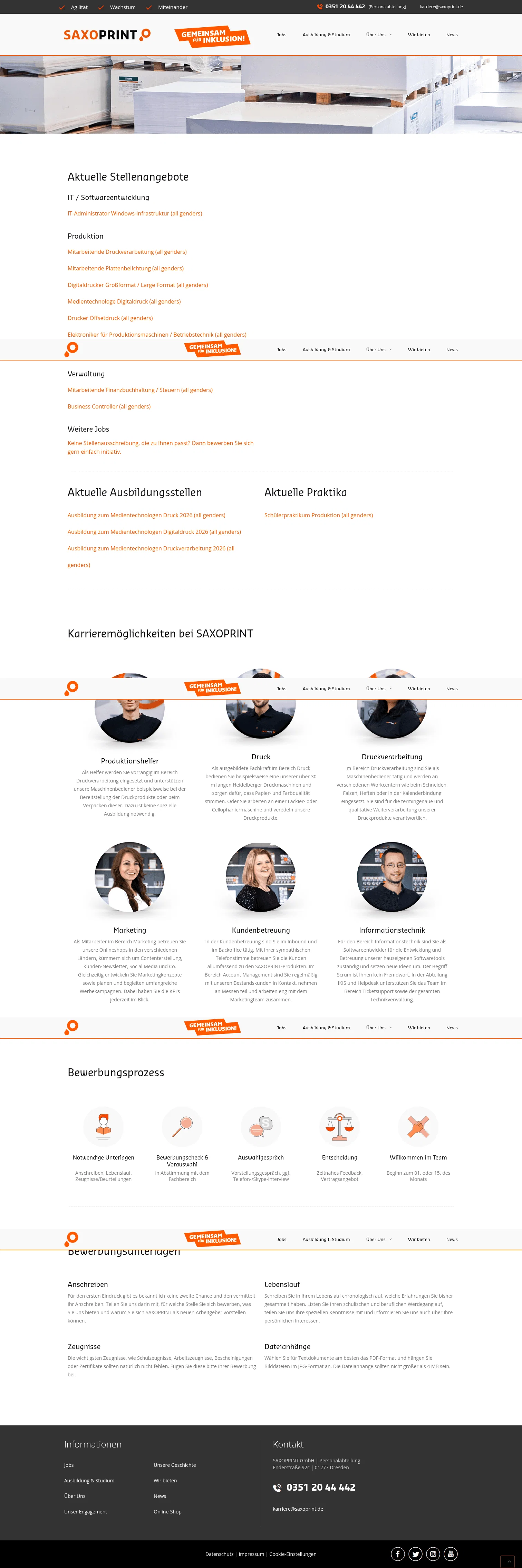 saxojobs.de/jobs on desktop