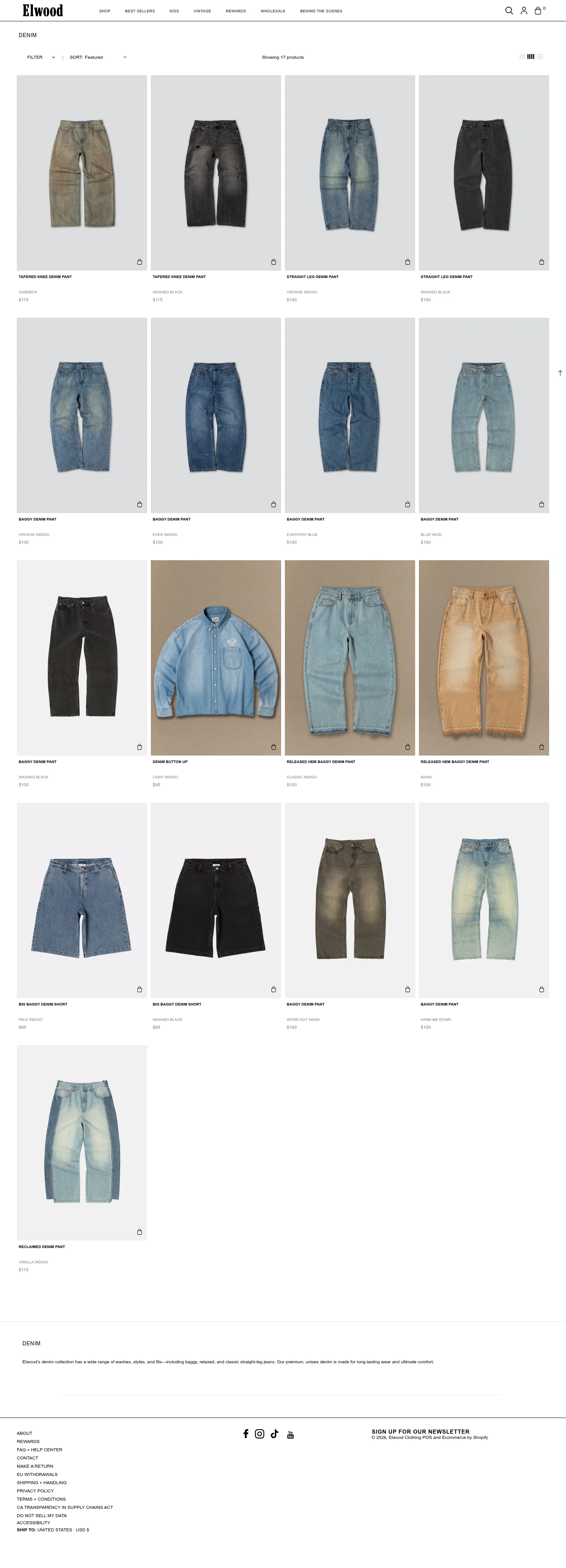 elwoodclothing.com/collections/denim on desktop