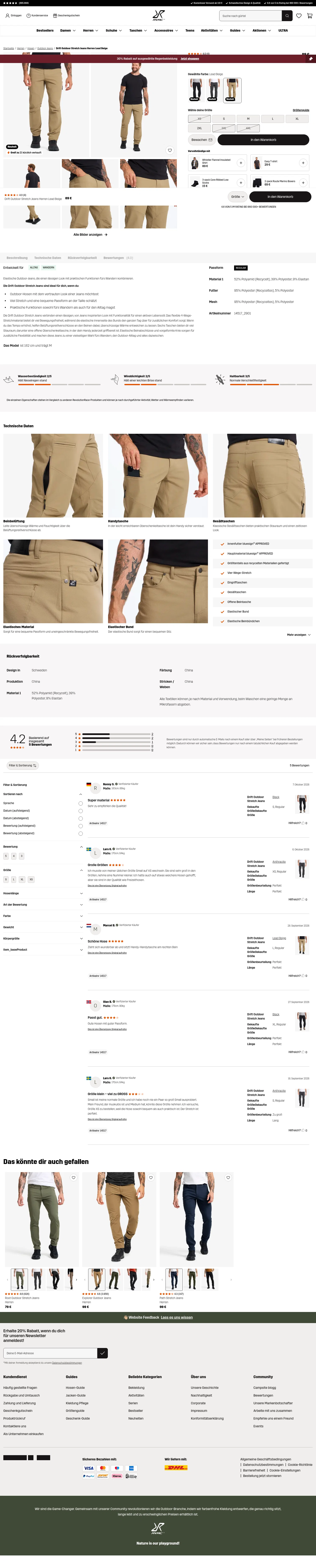 revolutionrace.de/herren/hosen/outdoor-jeans/drift-outdoor-stretch-jeans-men on desktop