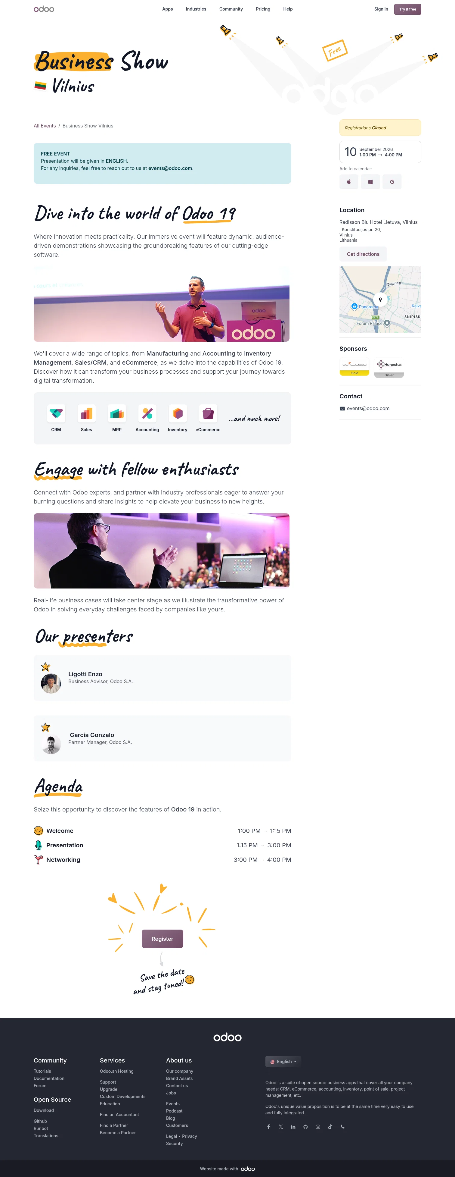 odoo.com/event/business-show-vilnius-11929/register on desktop
