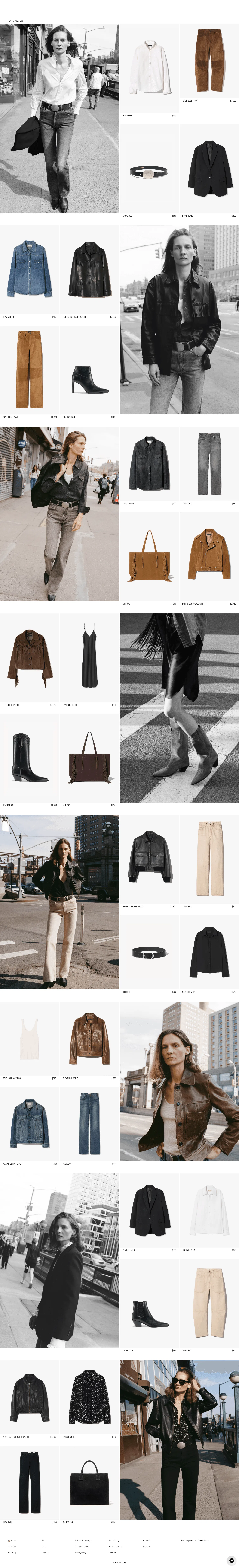nililotan.com/pages/western on desktop, full screenshot