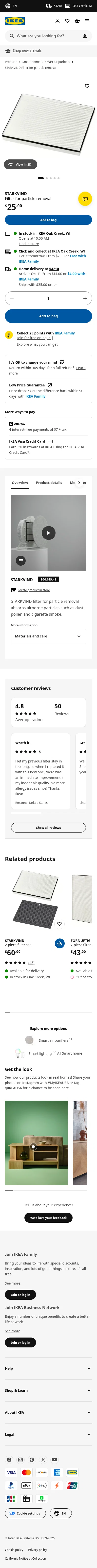 ikea.com/us/en/p/starkvind-filter-for-particle-removal-30461943 on mobile