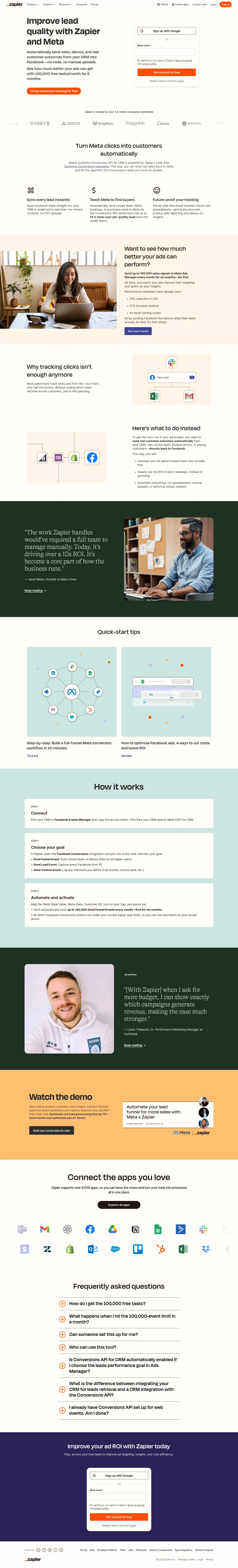 zapier.com/l/meta-conversions-api-crm on desktop, full screenshot
