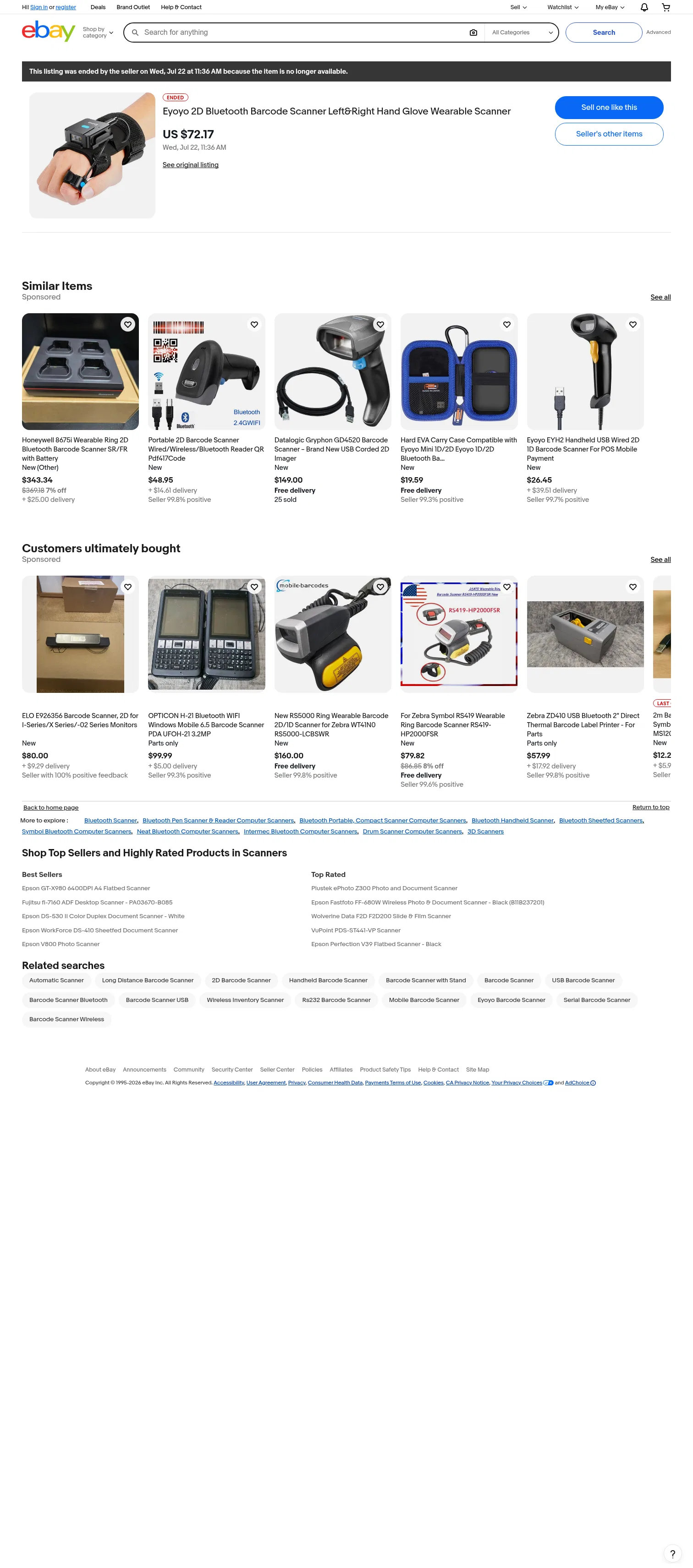 ebay.com/itm/297490812433 on desktop, full screenshot
