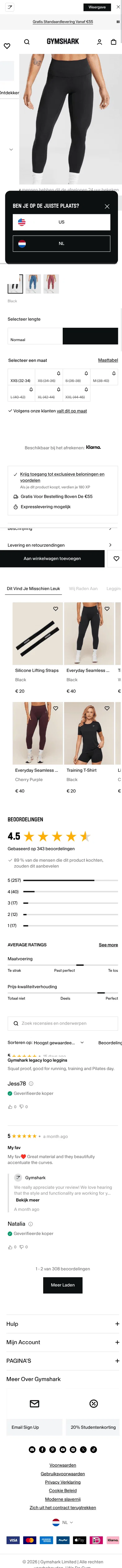 nl.checkout.gymshark.com/products/gymshark-legacy-regular-leggings-black-aw23 on mobile