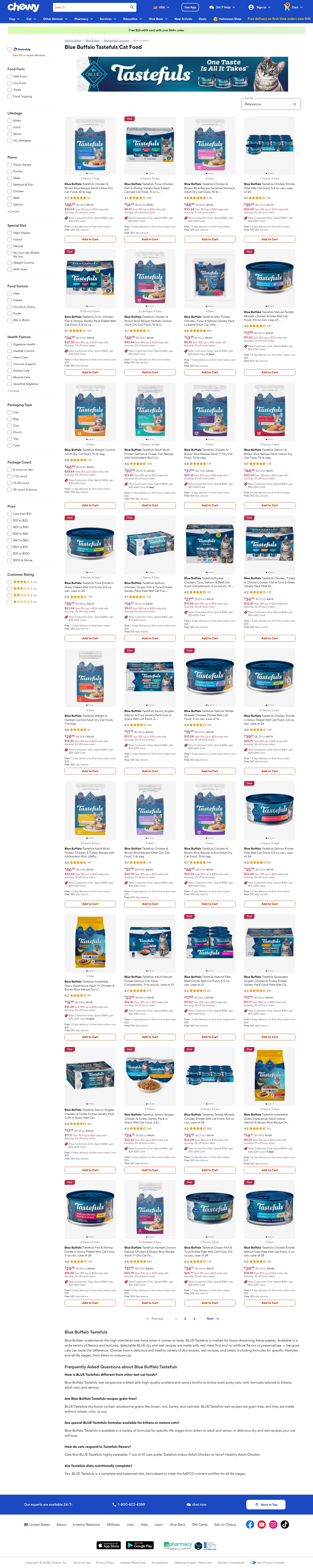 chewy.com/brands/blue-tastefuls-13960 on desktop